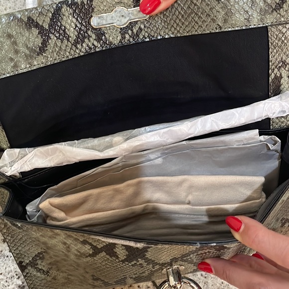 Rebecca Minkoff crocodile leather clutch - Picture 3 of 9